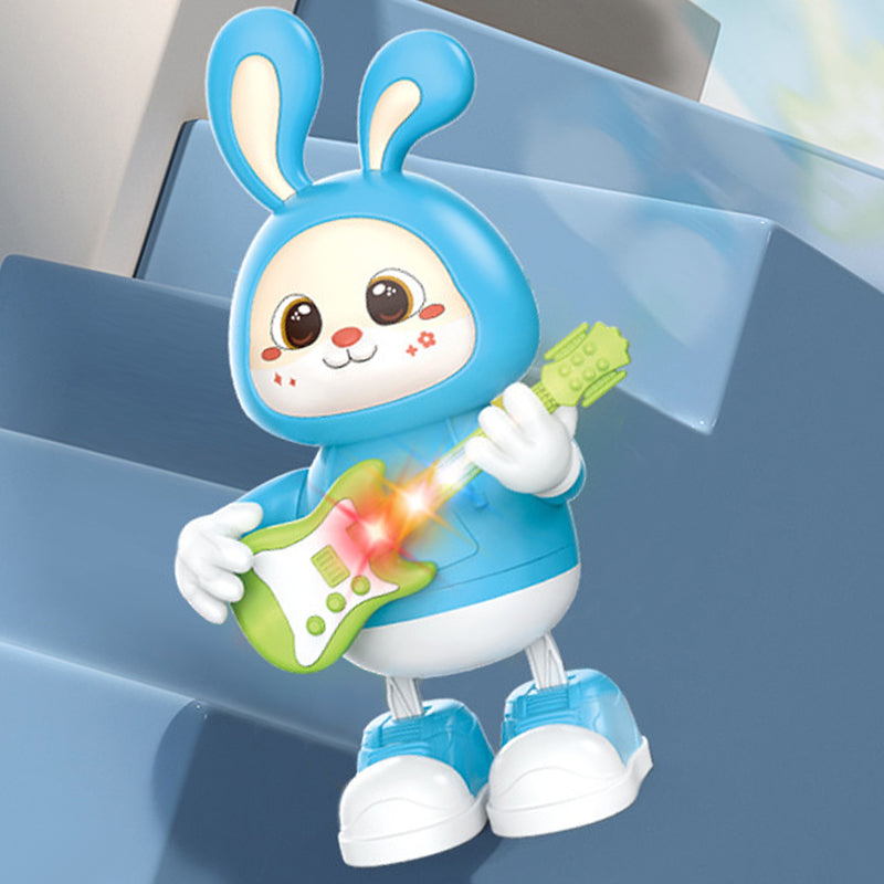 Adorable lapin guitariste jouet