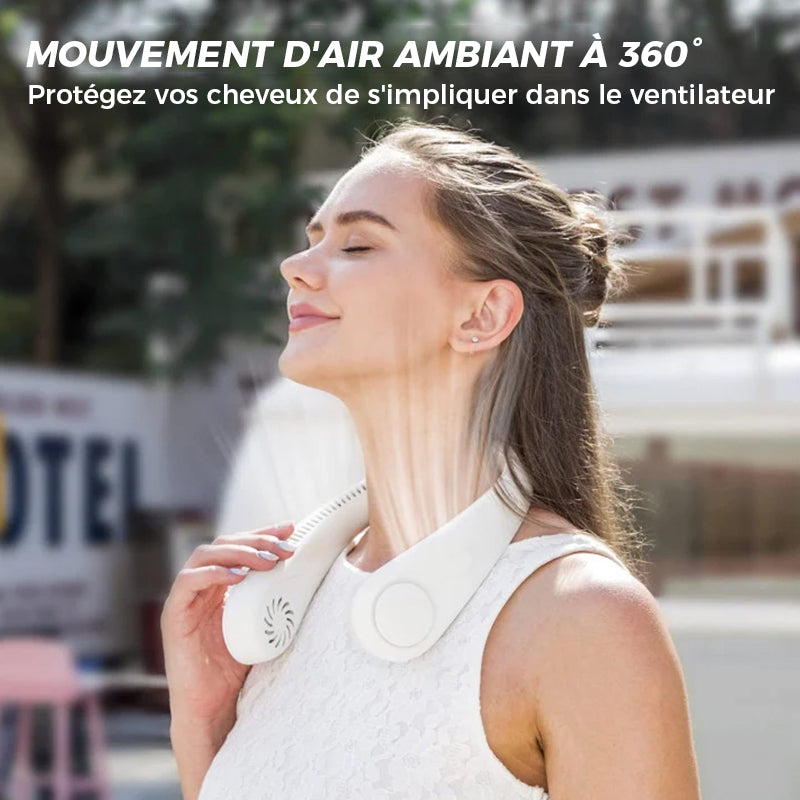 Ventilateur de cou portable