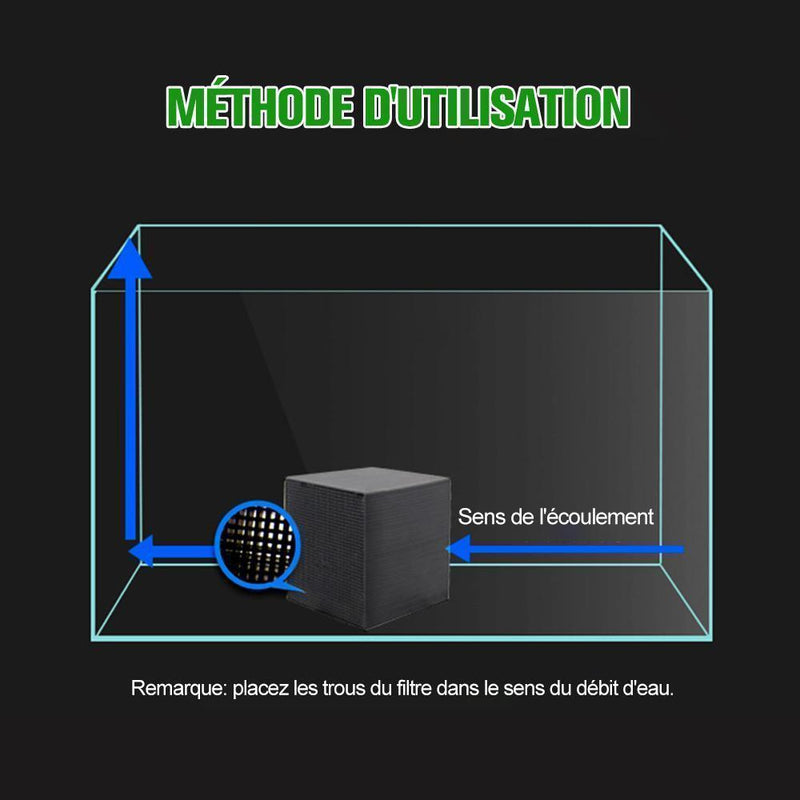 Cube de purification d'eau Eco-Aquarium
