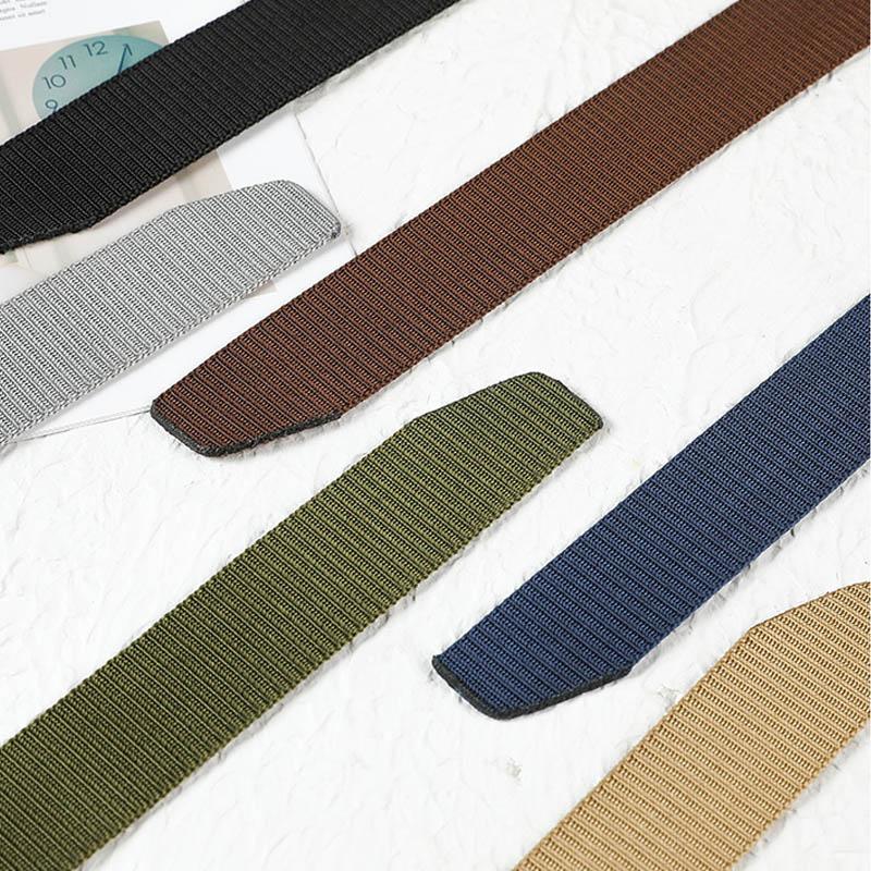 Ceinture en nylon à boucle non magnétique non métallique