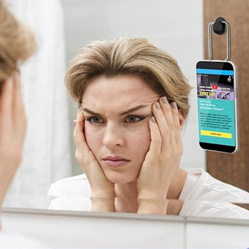 Support de téléphone pliable à clip arrière