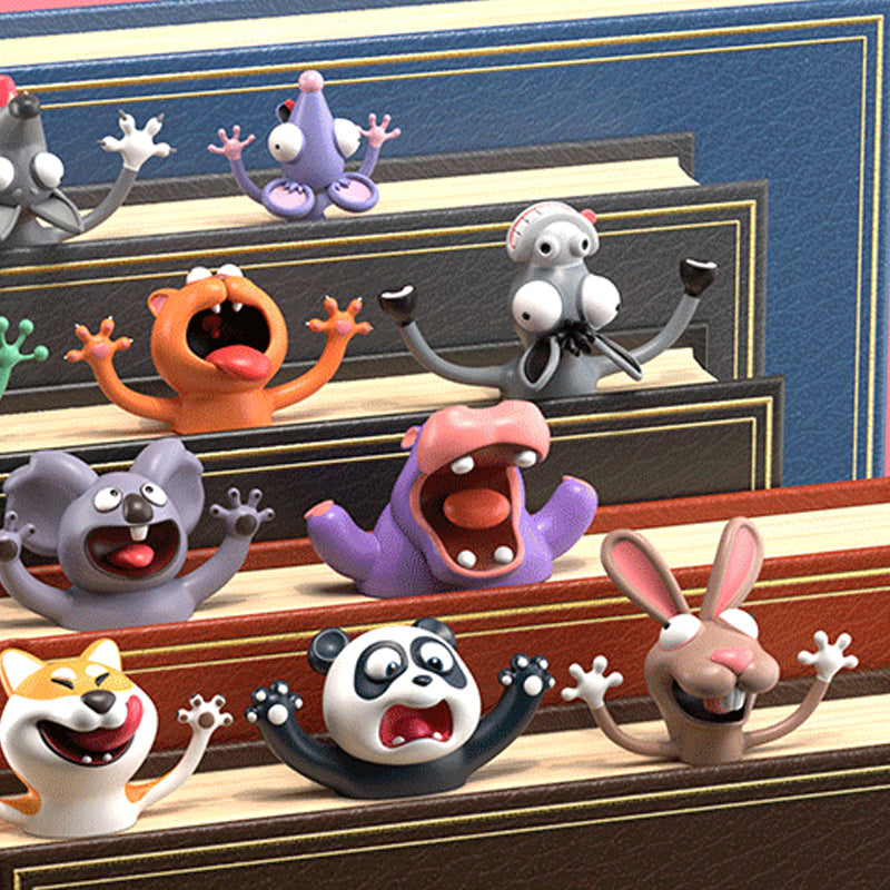 Marque-pages animaux 3D
