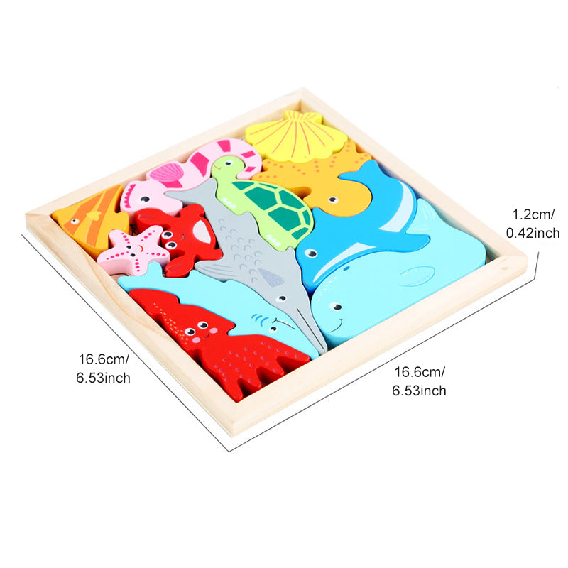🌲Puzzles en Bois pour Tout-petits