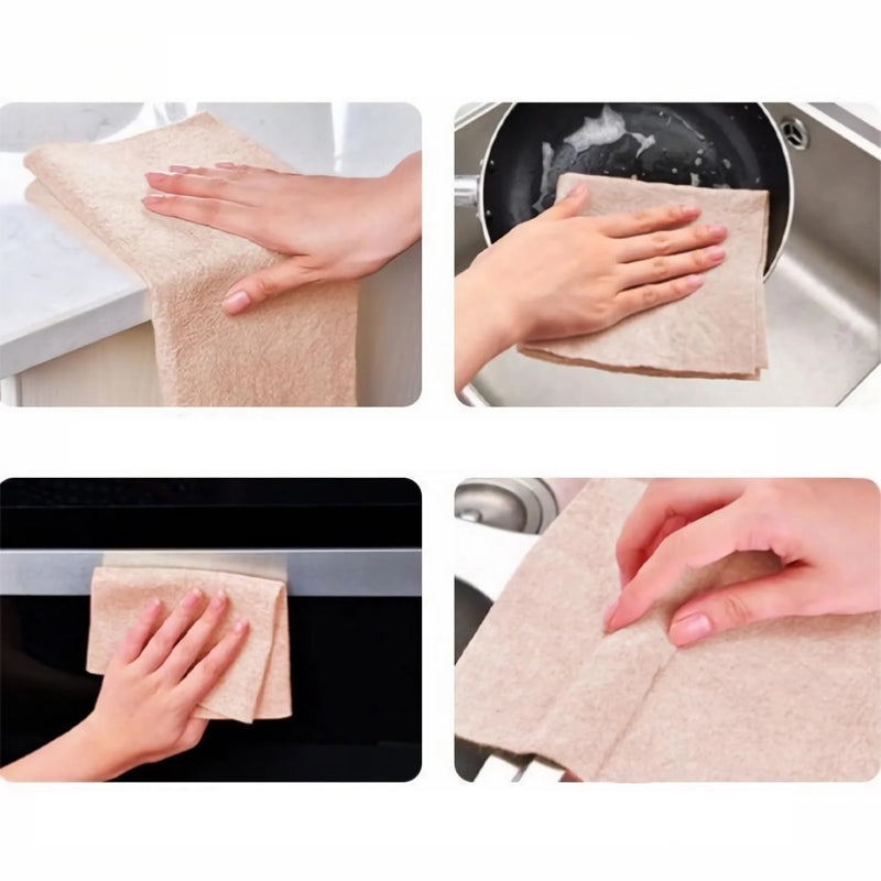 Chiffon de nettoyage multifonctionnel en microfibre pour la cuisine