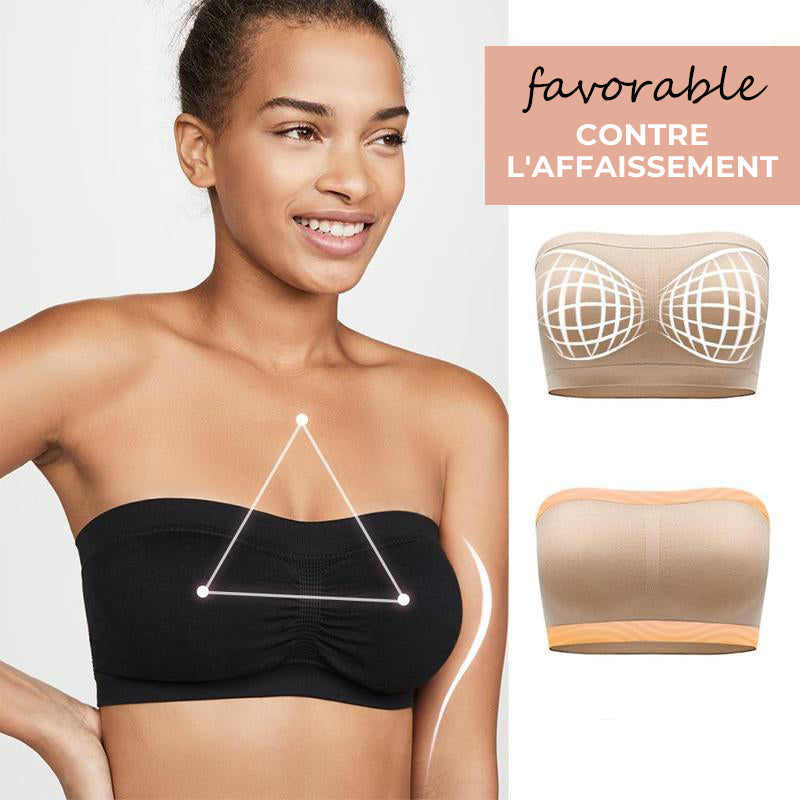 Soutien-gorge sans bretelles extensible