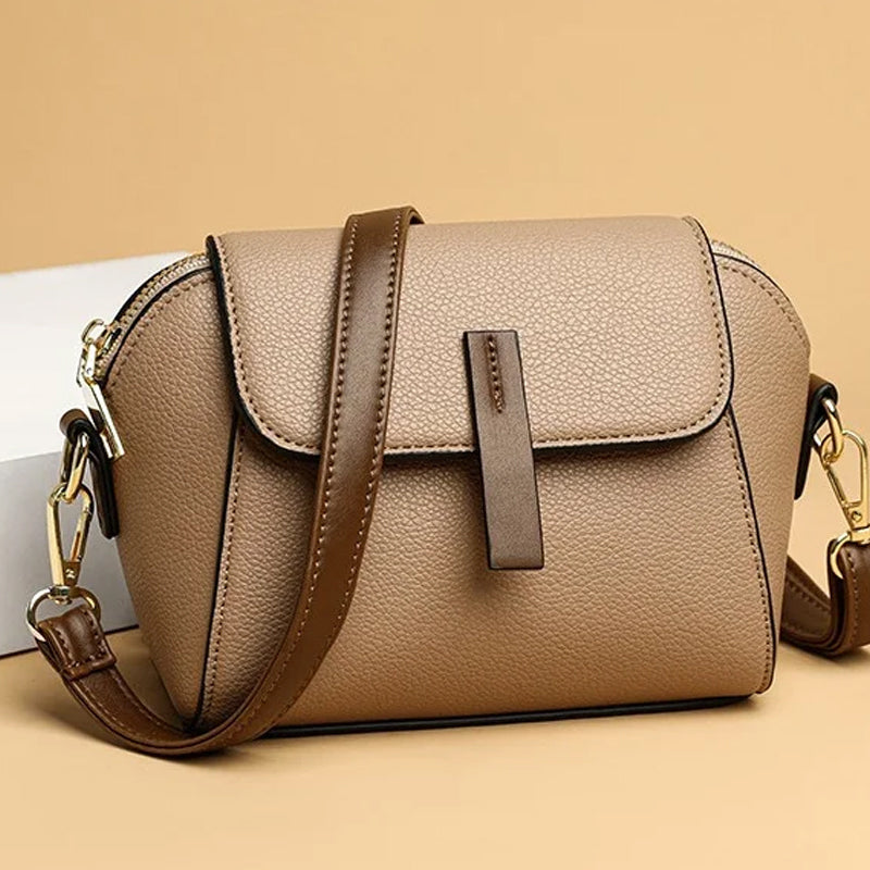 Sac à bandoulière en cuir souple de luxe léger