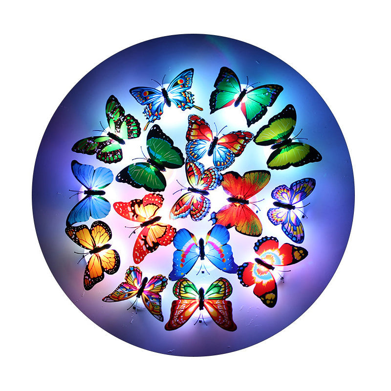 Veilleuse 3D LED Papillon Décoration