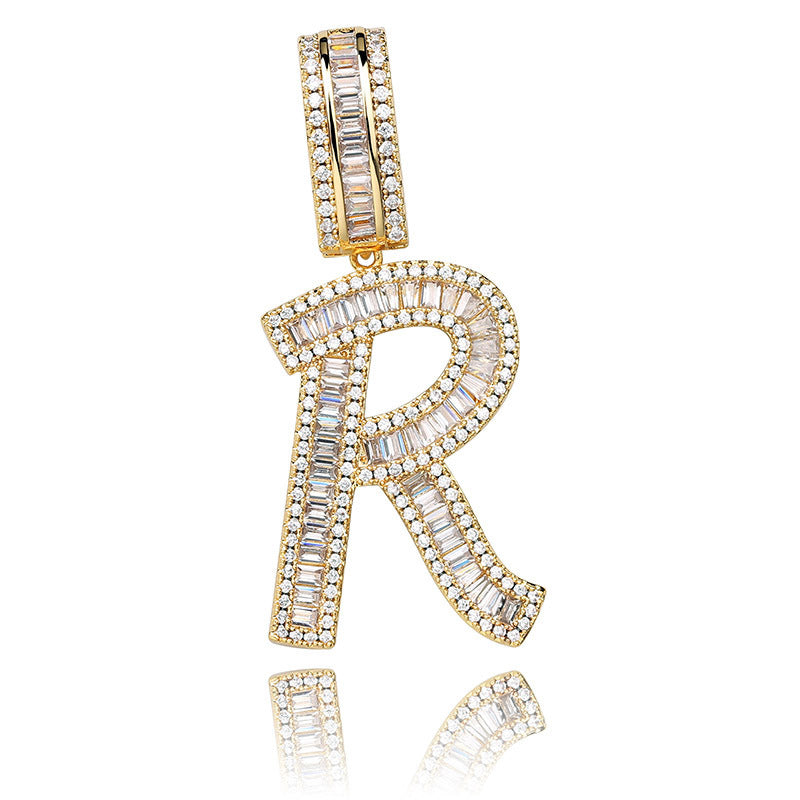 Collier Zircon Alphabétique