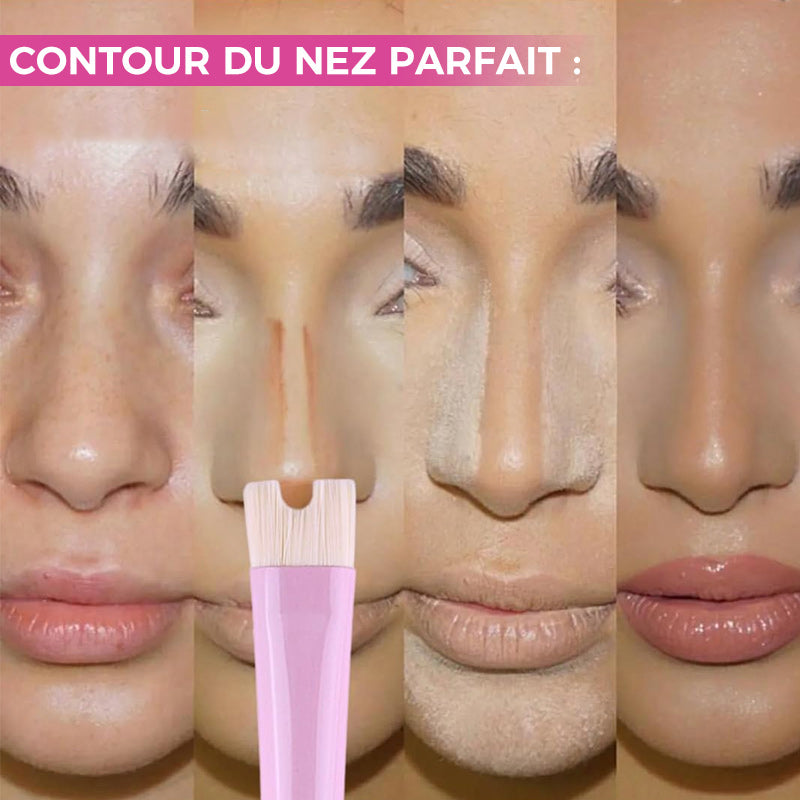 Pinceau de maquillage contour du nez