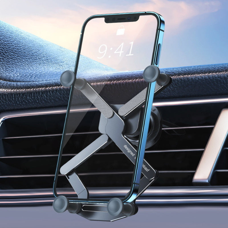 Support de téléphone de voiture de montage d'évent rotatif invisible