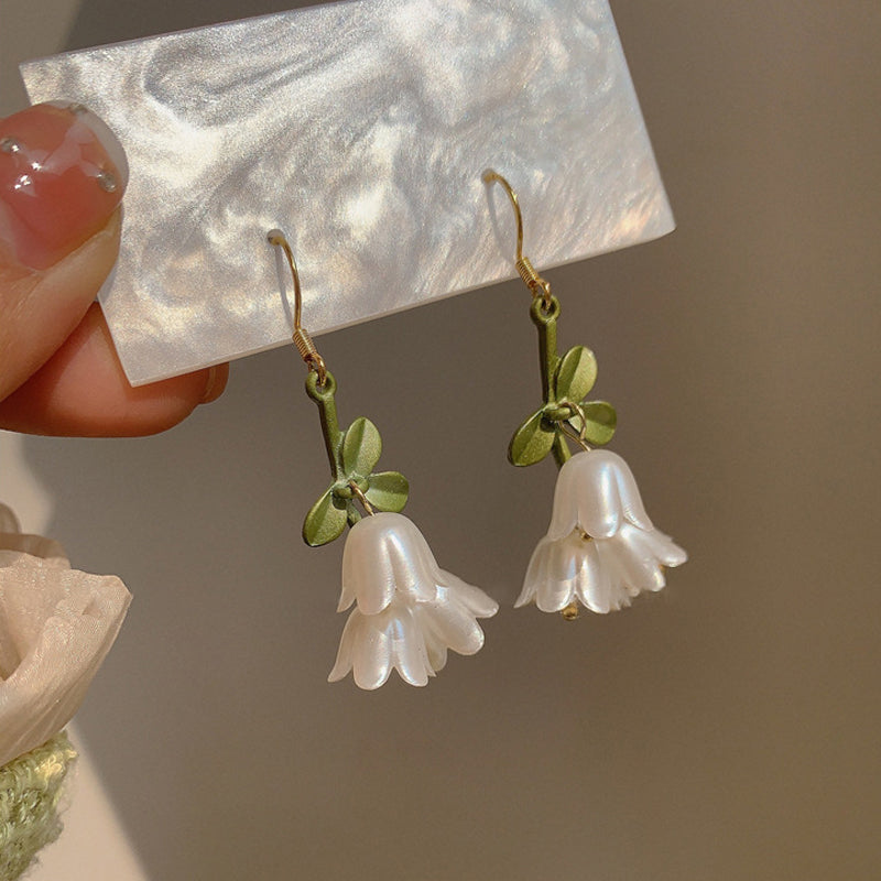 Boucles d'oreilles série tulipe