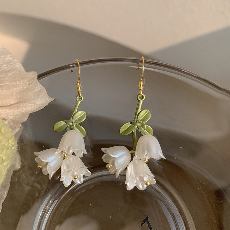 Boucles d'oreilles série tulipe