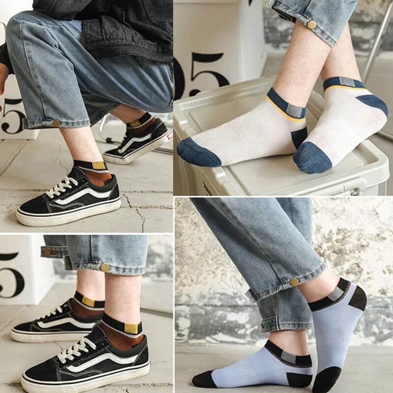 Chaussettes minces sportives pour hommes (10 paires)