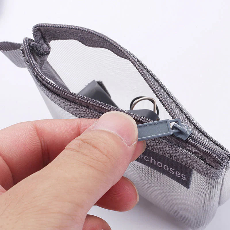 Sac de rangement en filet portable