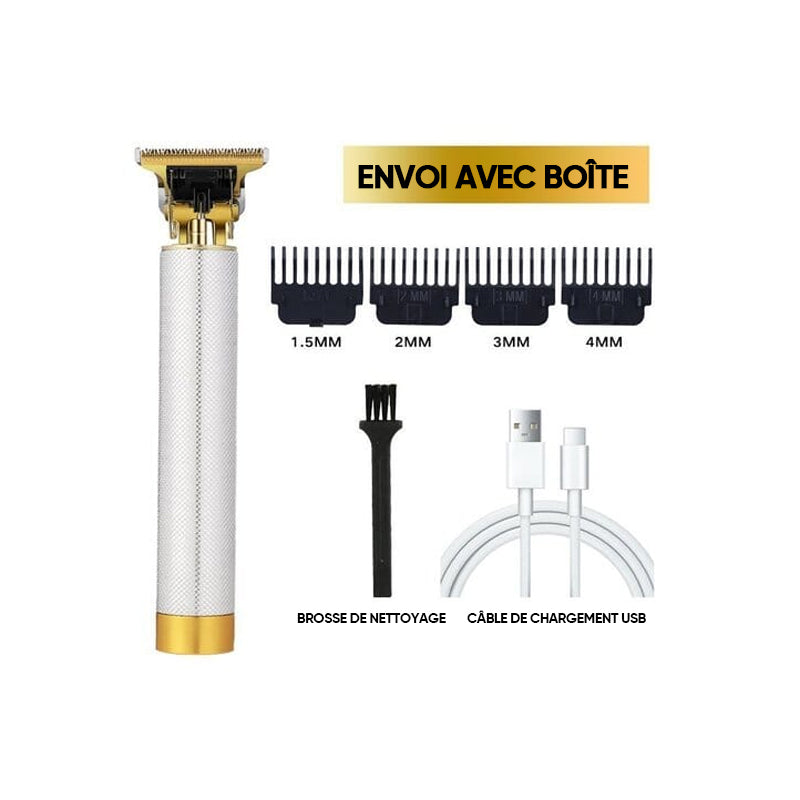Tondeuse Cheveux Hommes Professionnelle avec Lumière d'Invite à LED
