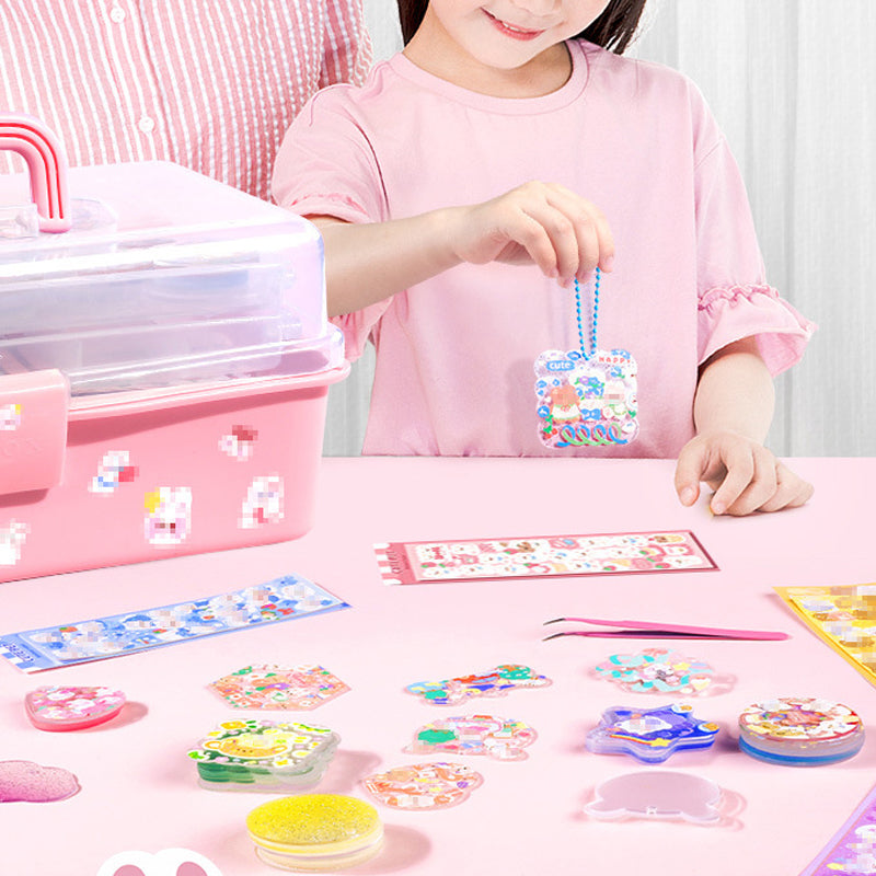 Ensemble d'autocollants Goo Card - Manuel de jouets pour enfants à fabriquer