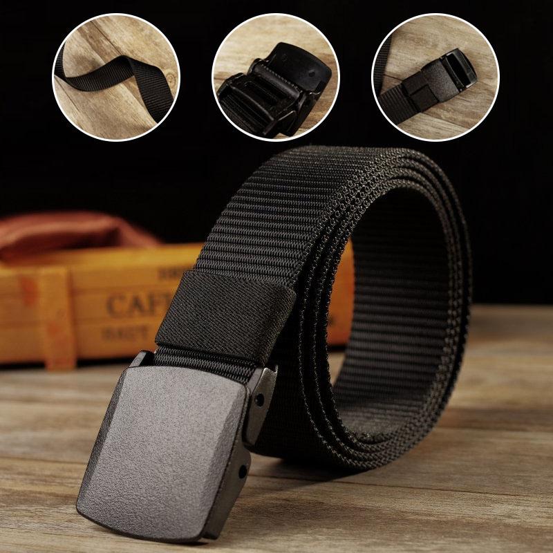 Ceinture en nylon à boucle non magnétique non métallique