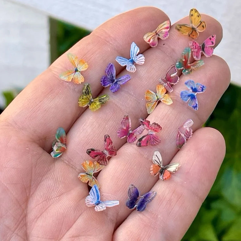 Ornements de papillon d'ongle