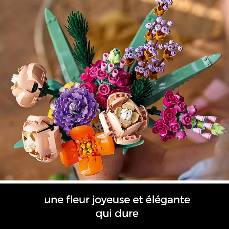 Blocs de Construction en Forme de Fleurs