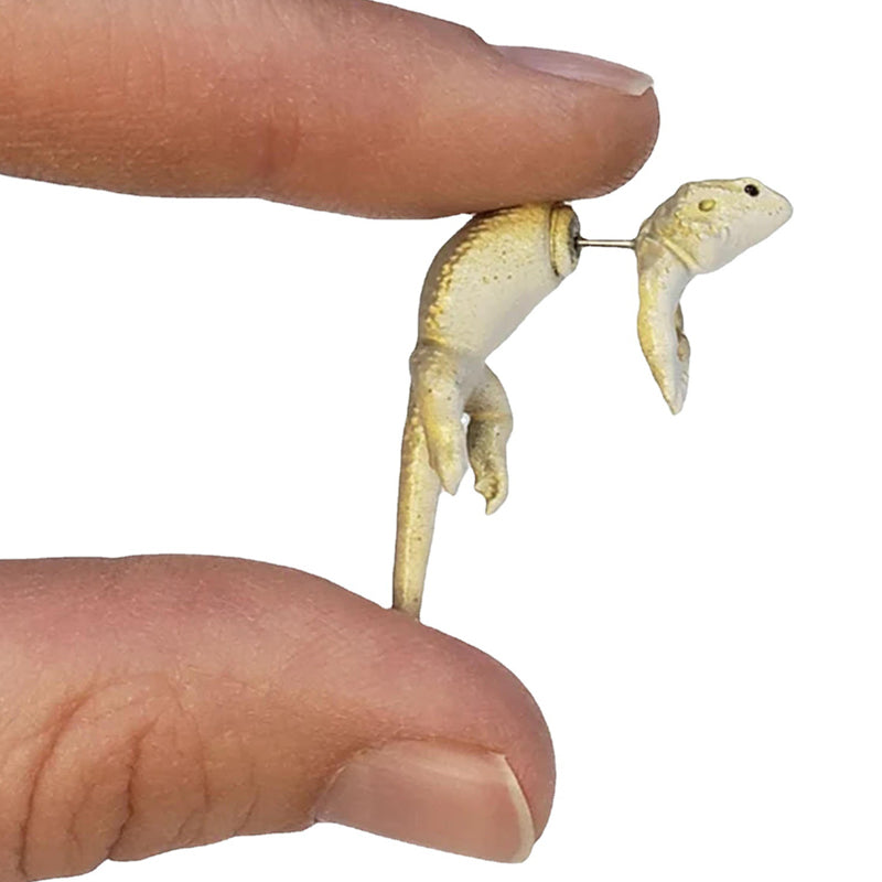 Boucles d'Oreilles Créatives Lézard