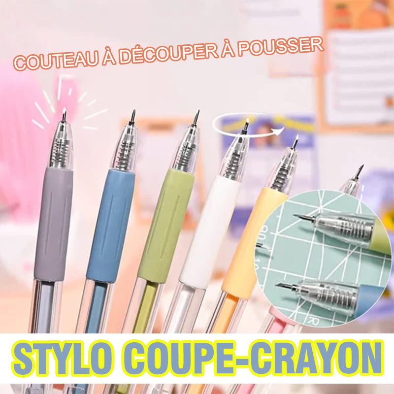 Morandi Dessin Animé Motif Étudiant Couteau Stylo