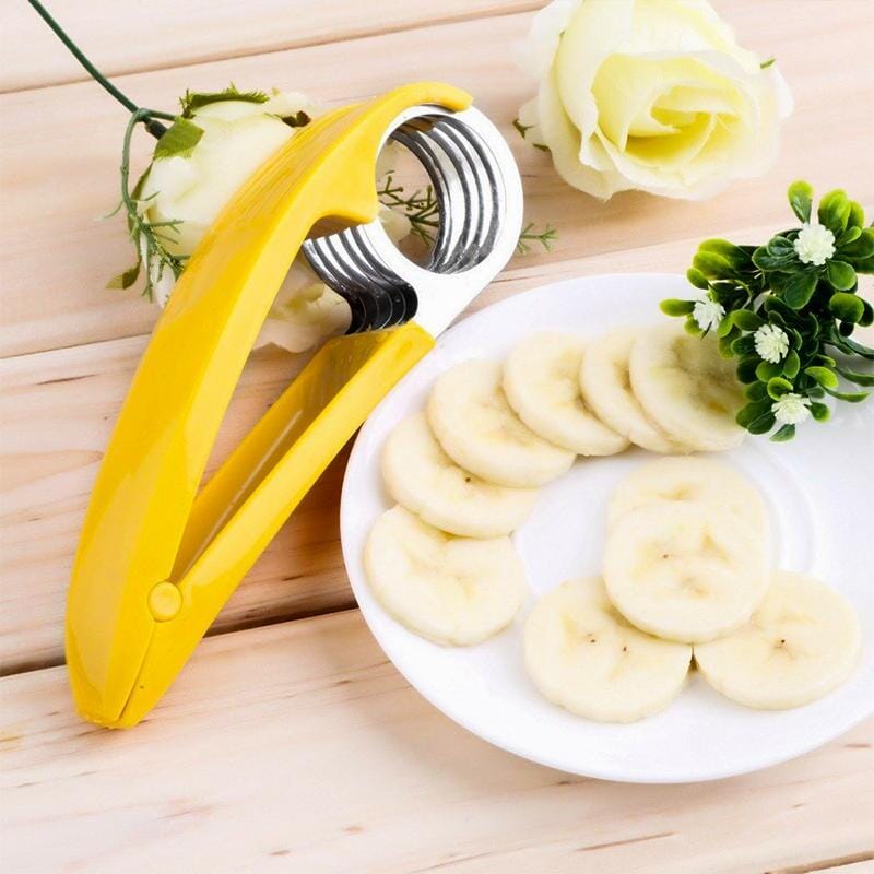 Coupe-banane en acier inoxydable