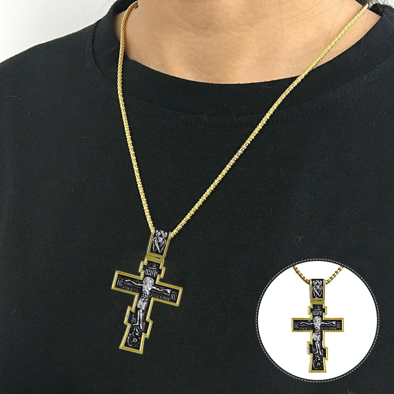 Collier Croix Vintage