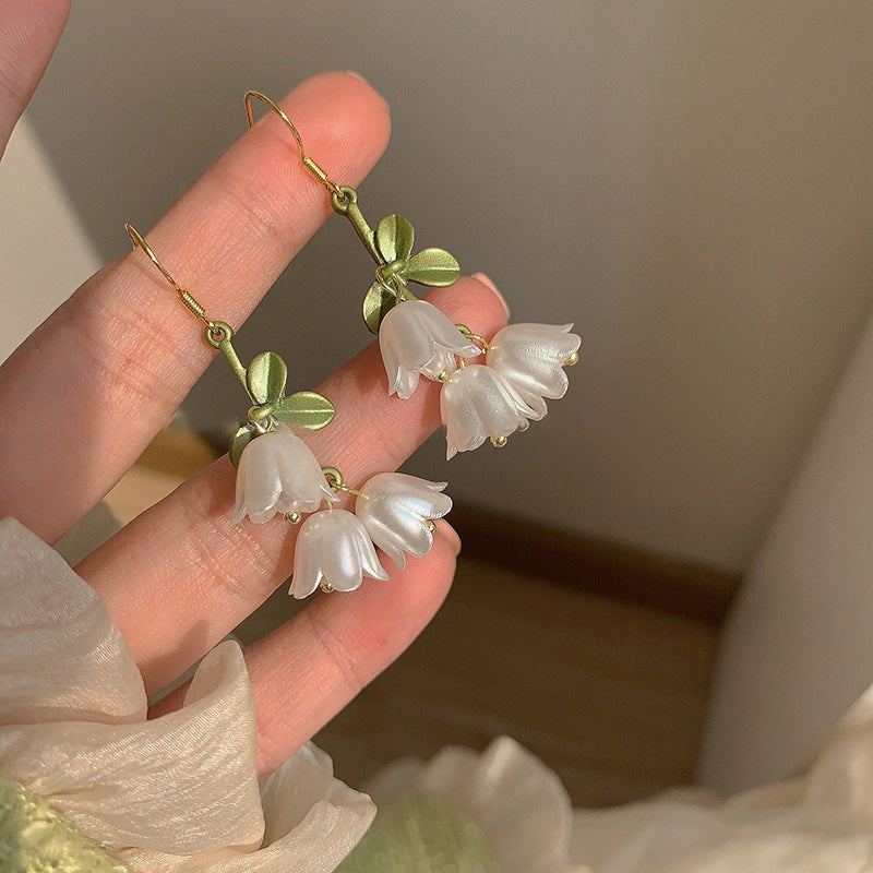 Boucles d'oreilles série tulipe