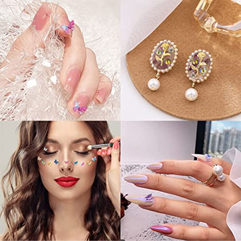 Ornements de papillon d'ongle