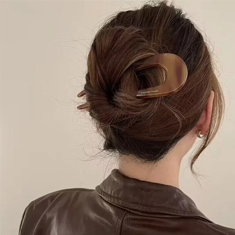 Épingles à cheveux pour femmes en forme de U