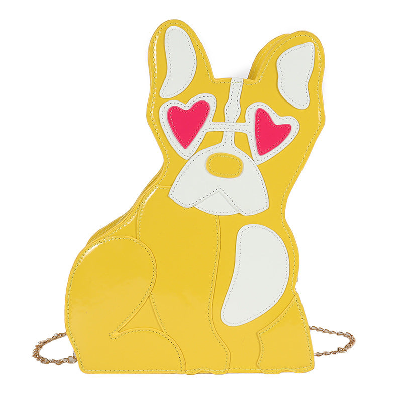 Sac à bandoulière pour chien aimant