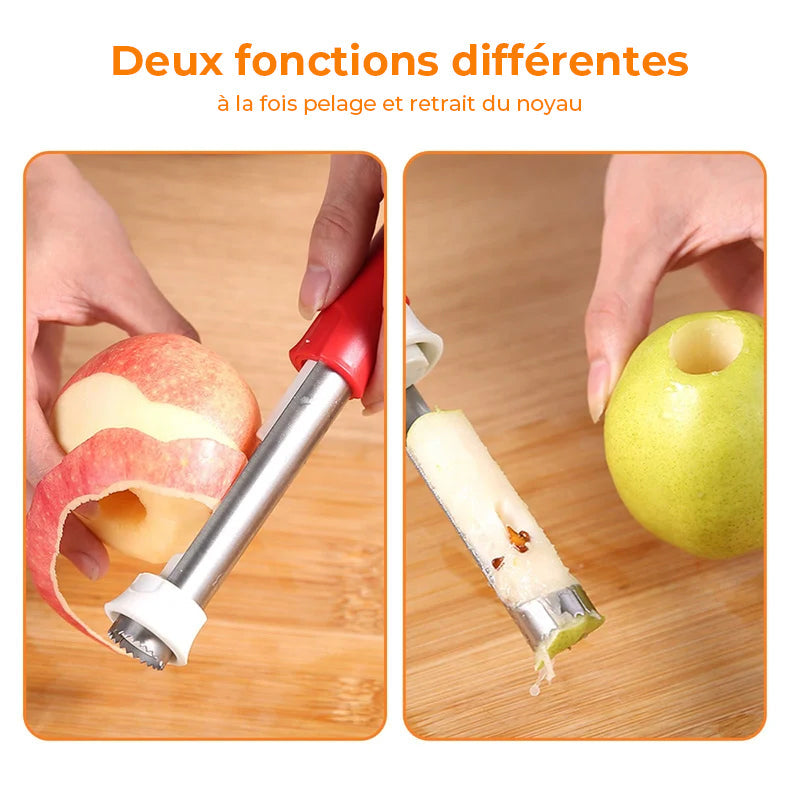 Vide-fruits en acier inoxydable