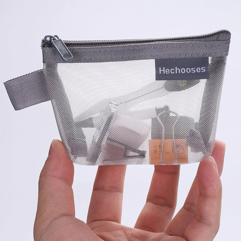 Sac de rangement en filet portable