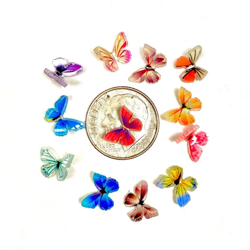 Ornements de papillon d'ongle