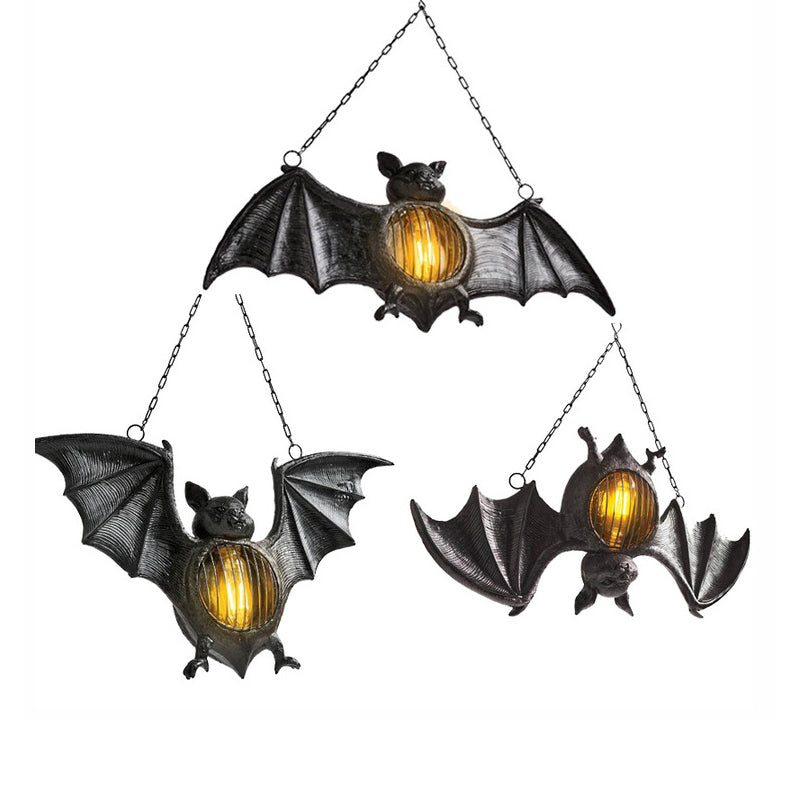 Lanterne LED chauve-souris d'Halloween