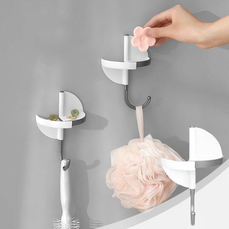 Crochet 2 en 1 sans Perçage pour Cuisine et Salle de Bain