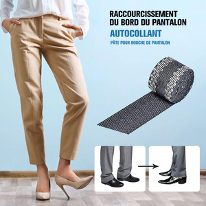 Raccourcissement du Bord du Pantalon Auto-Adhésif