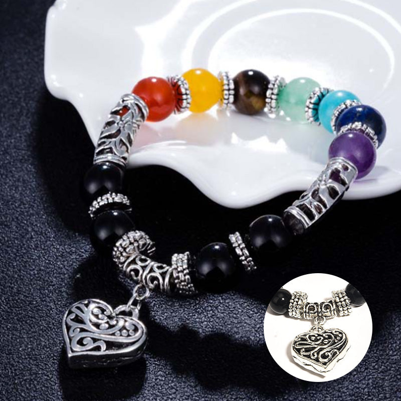 Bracelet Cristal Sept Couleurs