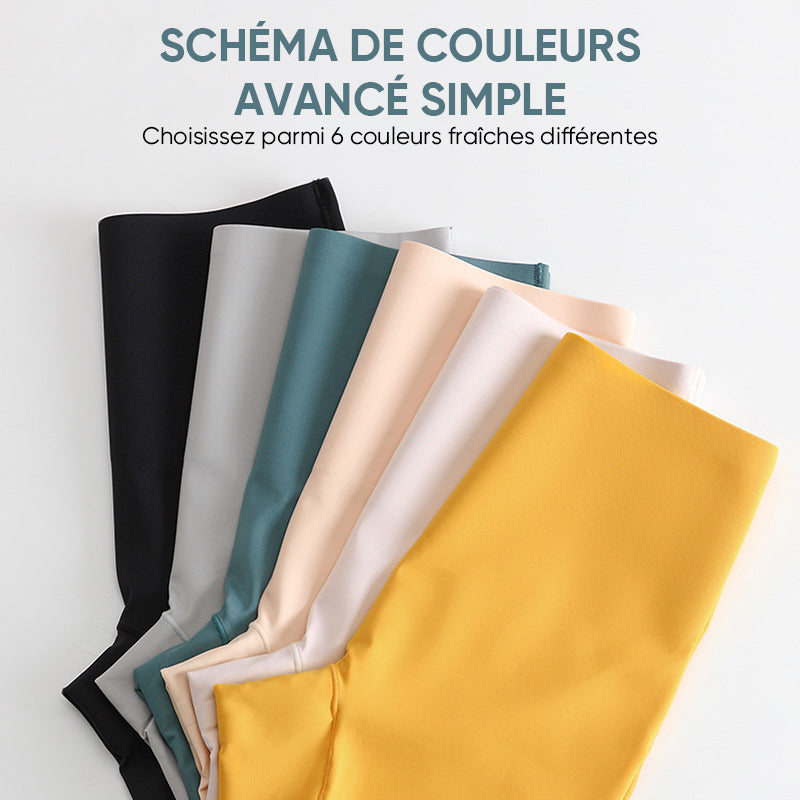 Short sans couture anti-frottement 2 en 1