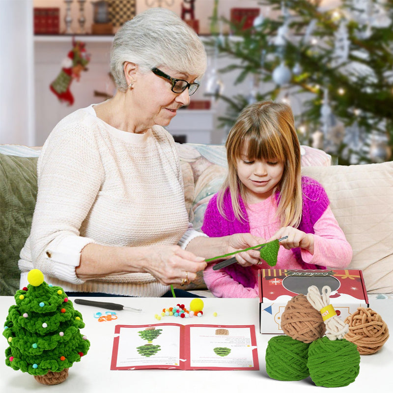 Kit de crochet Décorations d'arbre de Noël