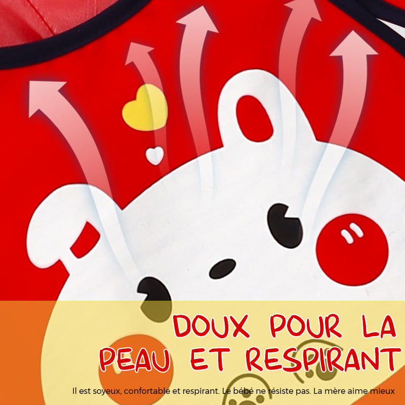 Bavoir à manches bébé