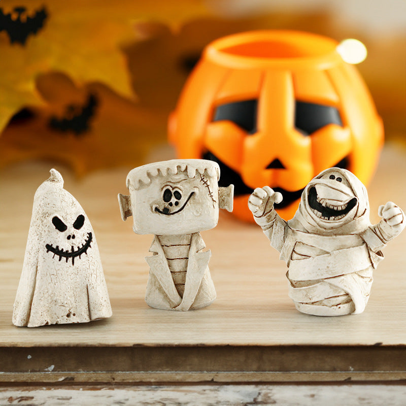 Pré-vente>>Décoration de citrouille fantôme d'Halloween