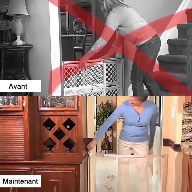 Barrière de Porte Pliable pour Animaux - ciaovie