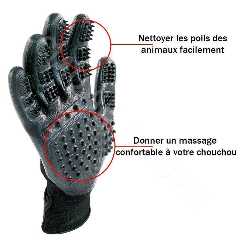 Gants De Toilettage Pour Animaux De Compagnie - ciaovie