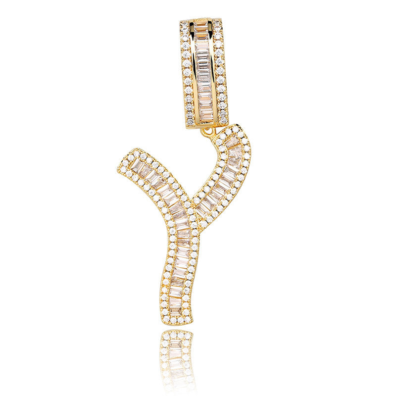 Collier Zircon Alphabétique