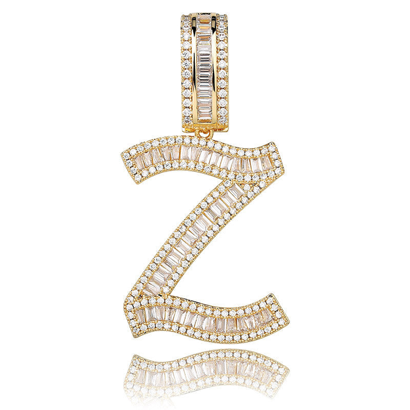 Collier Zircon Alphabétique