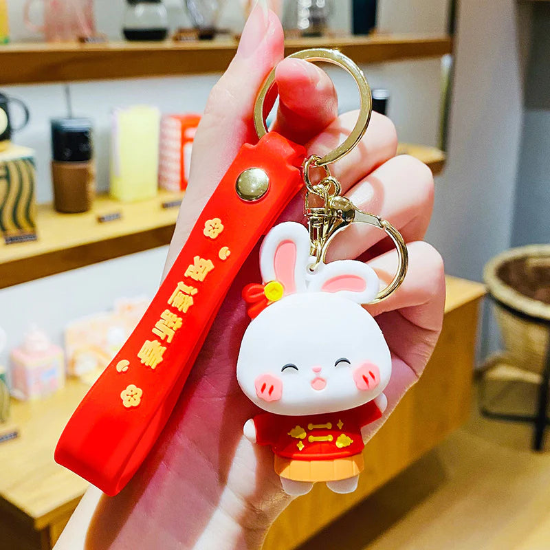 Porte-clés de lapin mignon