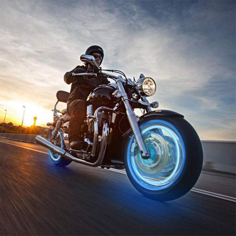 Bouchons de valve LED Premium pour roues (2 pièces)