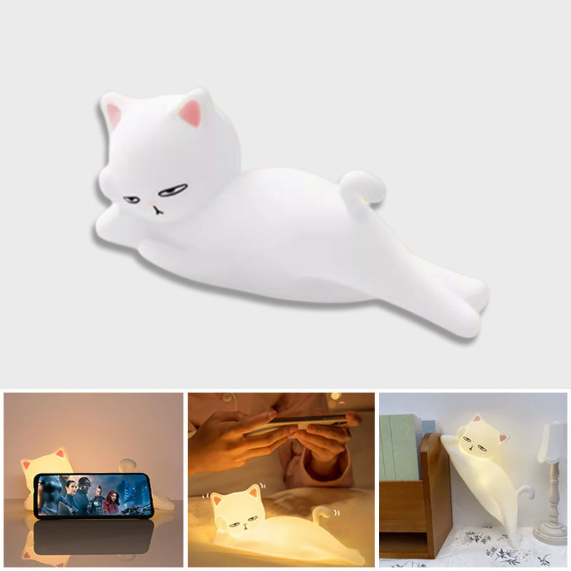 Lampe chat grincheux