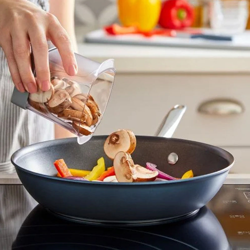 Trancheur rapide avec plaque de poussée